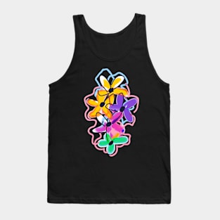 Mod flowers, floral design Tank Top